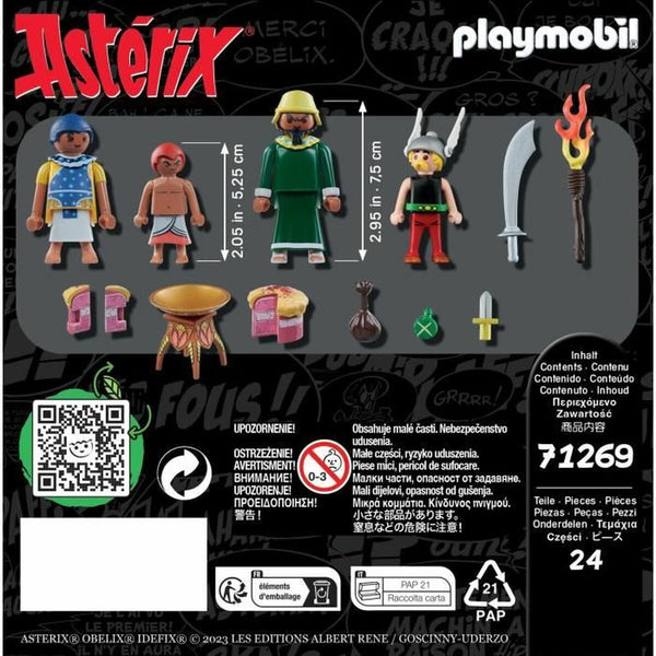 Playset Playmobil Asterix: Amonbofis and the poisoned cake 71268 24 Pièces