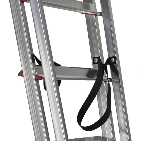 5-step folding ladder Krause 729 Silver Stainless steel Aluminium