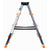 4-step folding ladder Krause 120403 Silver Aluminium