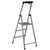 3-step folding ladder Krause 126313 Silver Aluminium