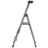 3-step folding ladder Krause 126313 Silver Aluminium