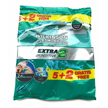 Disposable Razor Wilkinson Sword Extra2 Sensitive 7 Units