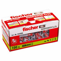 Studs Fischer DuoPower 555005 Ø 5 x 25 mm Nylon (100 Units)