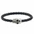 Unisex-Armreif Thomas Sabo UB0018-823-11 Silberfarben Schwarz 18,5 cm 16,5 cm