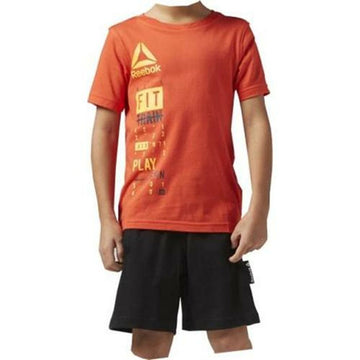 Completo Sportivo per Bambini Reebok BK4380 Arancio