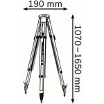 Portable tripod BOSCH BT 170 HD