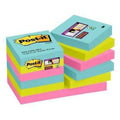 Set of Sticky Notes Post-it Super Sticky 47,6 x 47,6 mm Multicolour (2 Units)