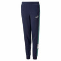 Children's Tracksuit Bottoms Puma Essential+ Colorblock B Dark blue