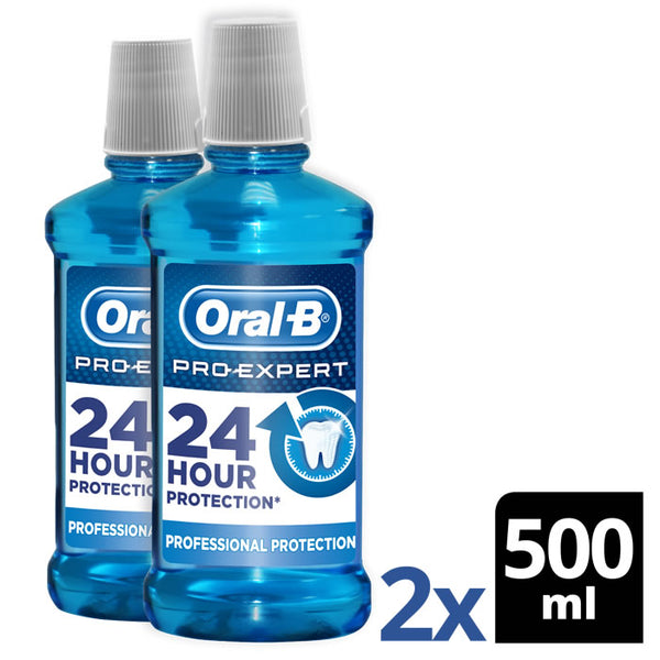 "Oral-B Pro-Expert Collutorio Protezione Professionale 500ml Set 2 Parti"