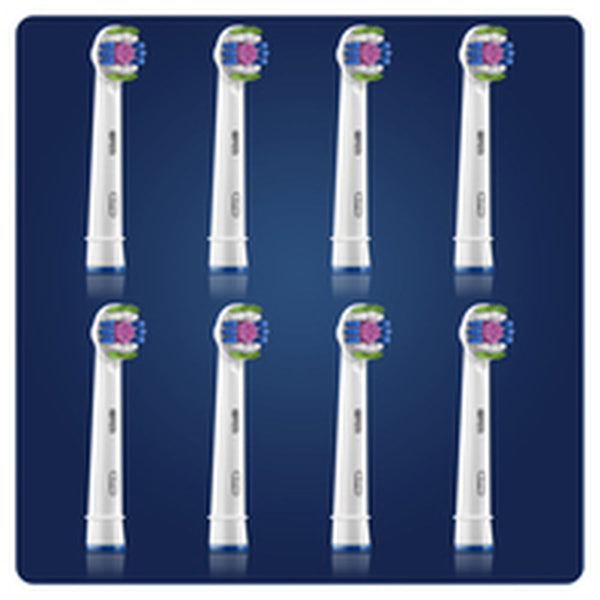 Spare for Electric Toothbrush Oral-B 3D White (8 uds) (Refurbished A+)