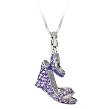 Woman's charm link Glamour GS2-19 | Purple (4 cm)