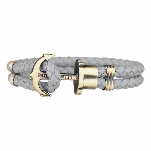 Bracelet Unisexe Paul Hewitt PH-PH-L-M-GR Cuir (15-16 cm) (18-19 cm)