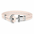 Unisex Bracelet Paul Hewitt Silver Leather