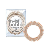 "Invisibobble Hair Ring Slim Bronze Me Pretty 3 Pieces"