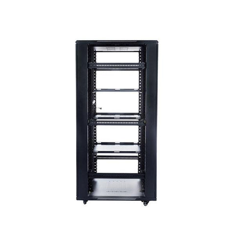 42Ru Free Standing Server Rack With Two Fold Mesh Doors