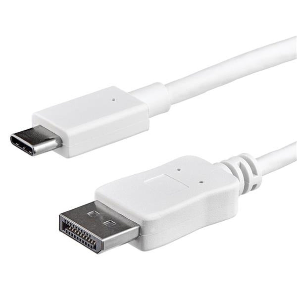 USB C to DisplayPort Adapter Startech CDP2DPMM1MW          White 1 m