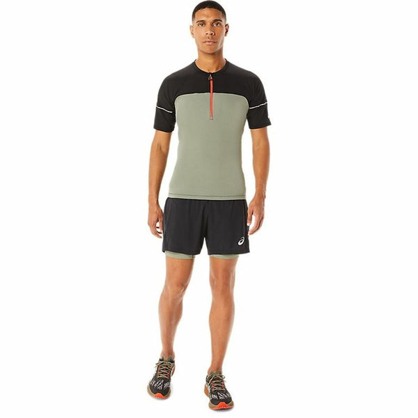 Men’s Short Sleeve T-Shirt Asics Fujitrail Top Green