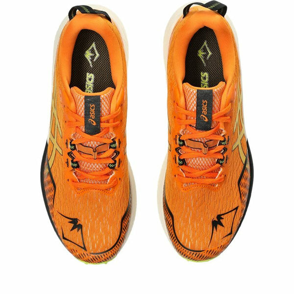 Running Shoes for Adults Asics Fuji Lite 4 Moutain Men Orange