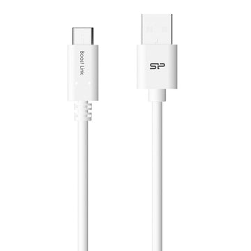 USB-C Cable to USB Silicon Power SP1M0ASYLK10AC1W White 1 m