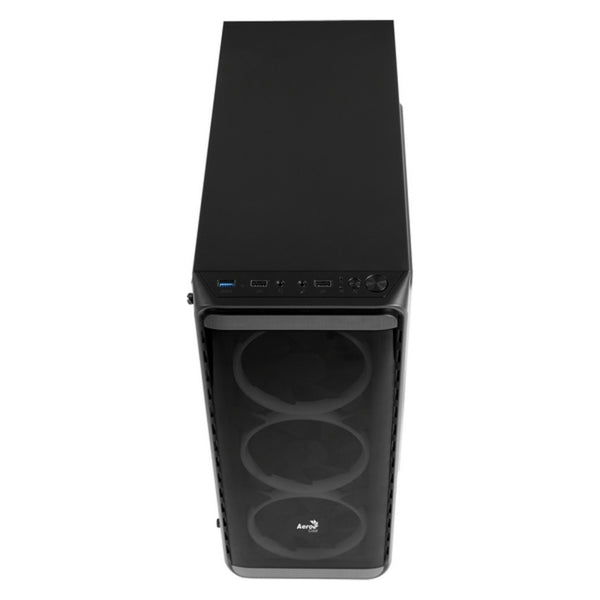 ATX Semi-tower Box Aerocool SI5200RGB RGB USB 3.0 Black