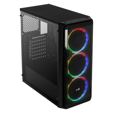 ATX Semi-tower Box Aerocool SI5200RGB RGB USB 3.0 Black