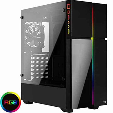 ATX Semi-tower Box Aerocool PLAYAXL LED RGB Black