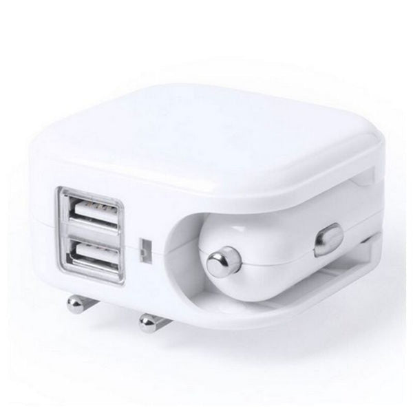 USB Charger for Wall and Car 145578 2100 mAh