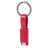 Keyring with Micro USB Cable and Lightning 145741