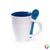 Mug with Small Spoon 149459 (350 ml) Bicoloured