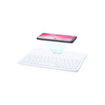 Bluetooth Keyboard with Qi Wireless Charger 146129 White