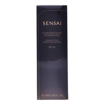 Fluid Foundation Make-up Sensai Flawless Satin Kanebo Spf 20