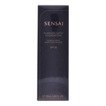 Fluid Foundation Make-up Sensai Flawless Satin Kanebo Spf 20