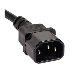 Iec Extension Cord M To F Black