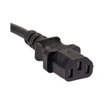 Iec Extension Cord M To F Black