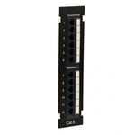 Cat 6 12 Port Wall Mount Patch Panel Universal Termination