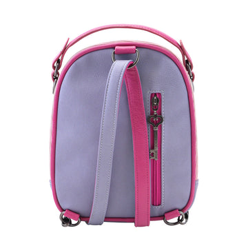 Rucksack Gorjuss Cheshire cat Pink Mini Purple (18,8 x 22 x 10,2 cm)