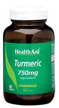 "Health Aid Turmeric Root 60 Caps Curcuma"