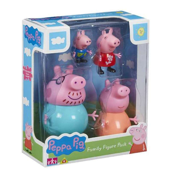 Figures Bandai Peppa Pig (4 Pcs)