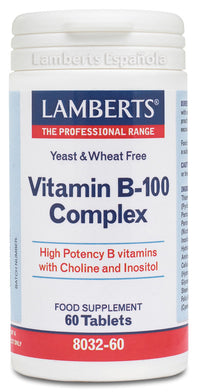 "Lamberts Vitamina B-100 Complex 60 Tabs"