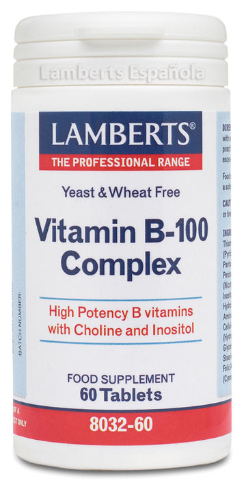 "Lamberts Vitamina B-100 Complex 60 Tabs"