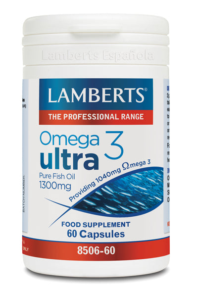 "Lamberts Omega 3 Ultra Aceite De Pescado Puro 1300mg 60"