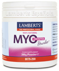 "Lamberts Myoinositol Polvo 100 Natural 200g"