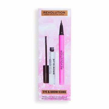 Set de Maquillage Revolution Make Up Eye & Brow Icons 2 Pièces