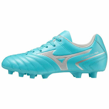 Childrens Football Boots Mizuno Monarcida Neo II Select MD Blue Unisex