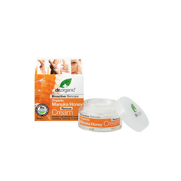 "Dr Organic Manuka Honey Rescue Cream 50ml "