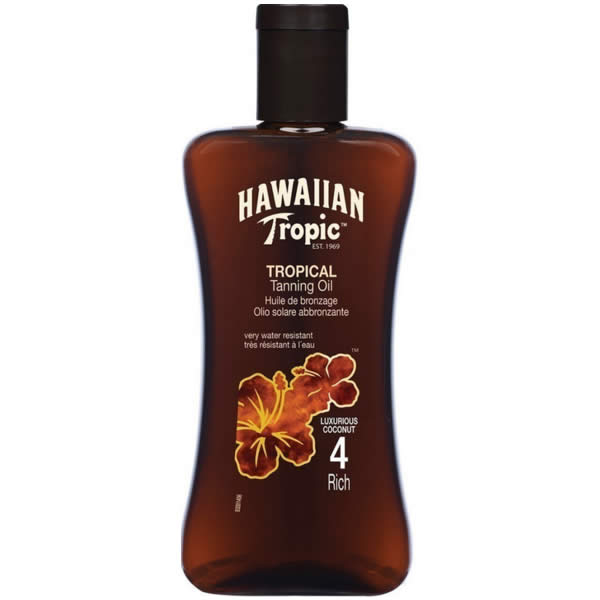 "Hawaiian Tropic Tropical Tanning Oil Rich 200ml"