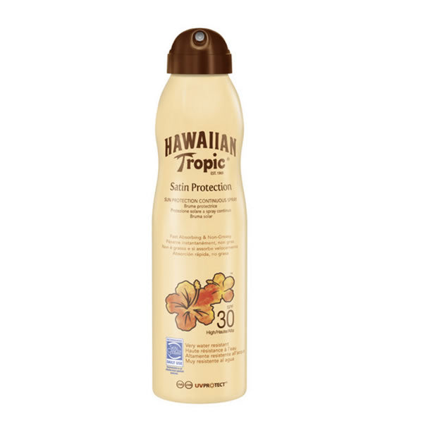 "Hawaiian Tropic Satin Protection Protezione Solare A Spray Continuo Spf30 220ml"