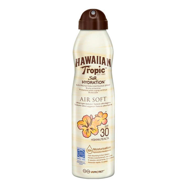 "Hawaiian Tropic Silk Hydration Air Soft Sunscreen Mist Spf30 177ml"