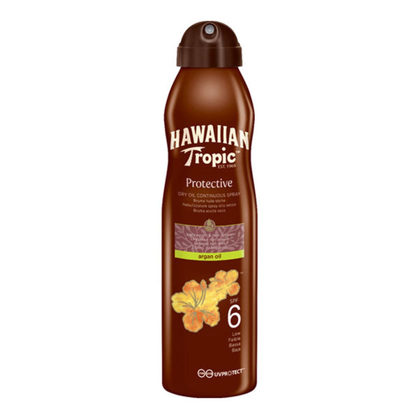 "Hawaiian Tropic Olio Solare Secco In Spray Spf6 177ml"