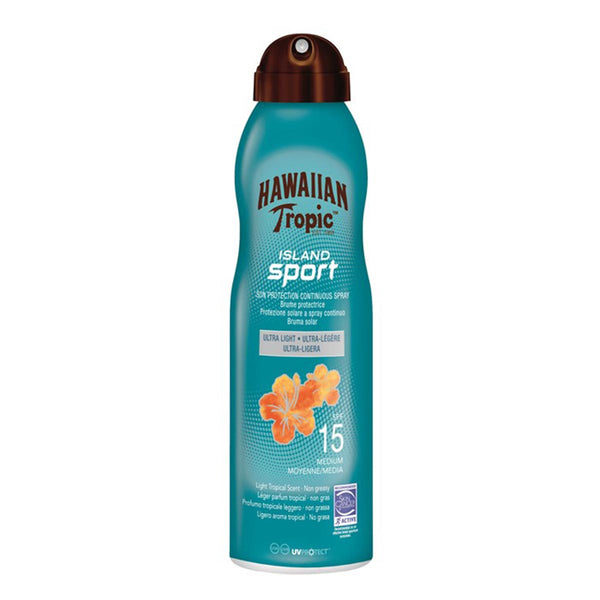 "Hawaiian Tropic Island Sport Sun Protection Continuous Spray Ultra Light Spf15 220ml"